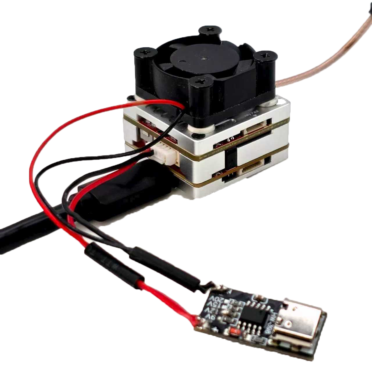 HDMI VTX Accessory Kit - Fan and USB-C PD Power Wire Harness