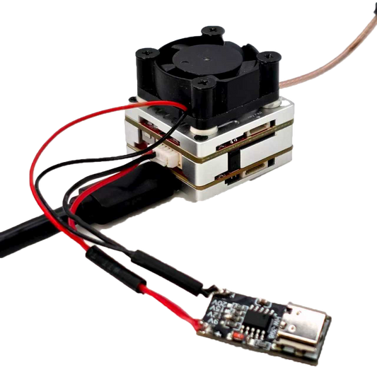 HDMI VTX Accessory Kit - Fan and USB-C PD Power Wire Harness