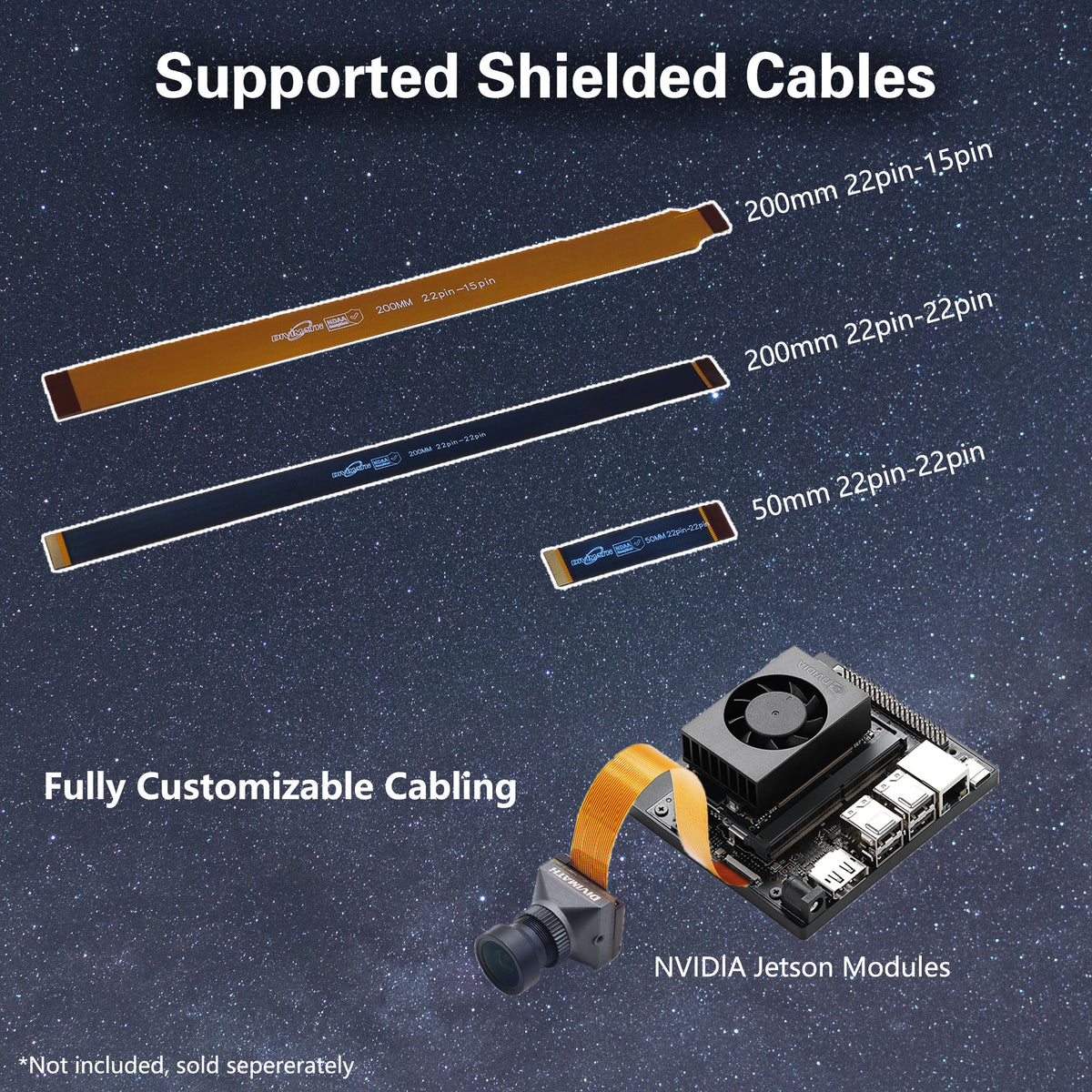 SeekerHD Ribbon Cable (200mm 22-22pin) (Pre-order)